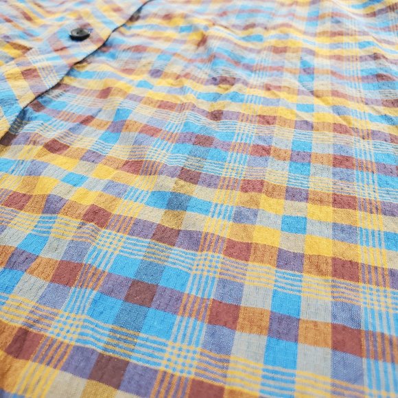 Outdoor Research Shirt Wanderer Men 2XL Tartan Plaid Button Down Hiking Gorpcore - Picture 15 of 15